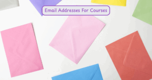 Email Addresses for Online Courses