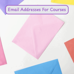 Email Addresses for Online Courses