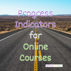 Online Course Progress Indicators