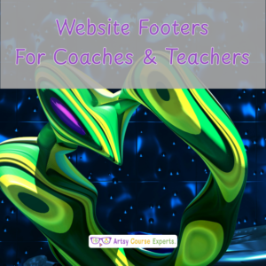 Website Footers for Online Teachers & Coaches