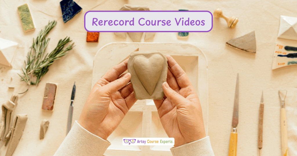 When to Re-record Online Course Videos with a Second Take