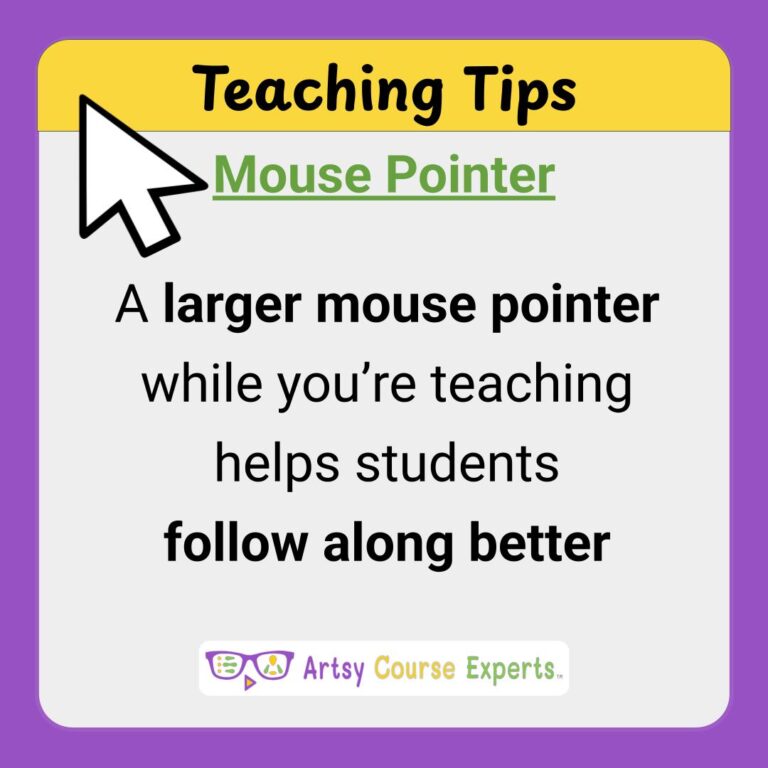 Using Larger Mouse Pointers