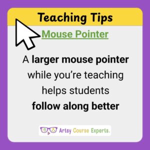 Using Larger Mouse Pointers