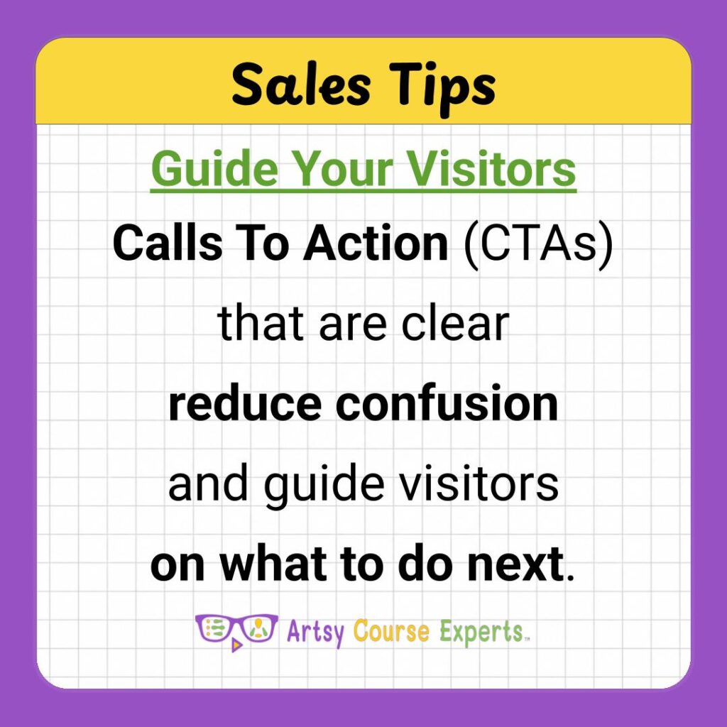 You are currently viewing Guide Your Visitors To The Next Sales Step