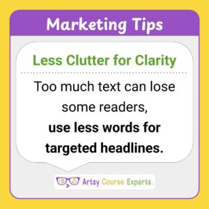 Less Clutter in Your Headlines for Clarity