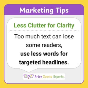 Less Clutter in Your Headlines for Clarity