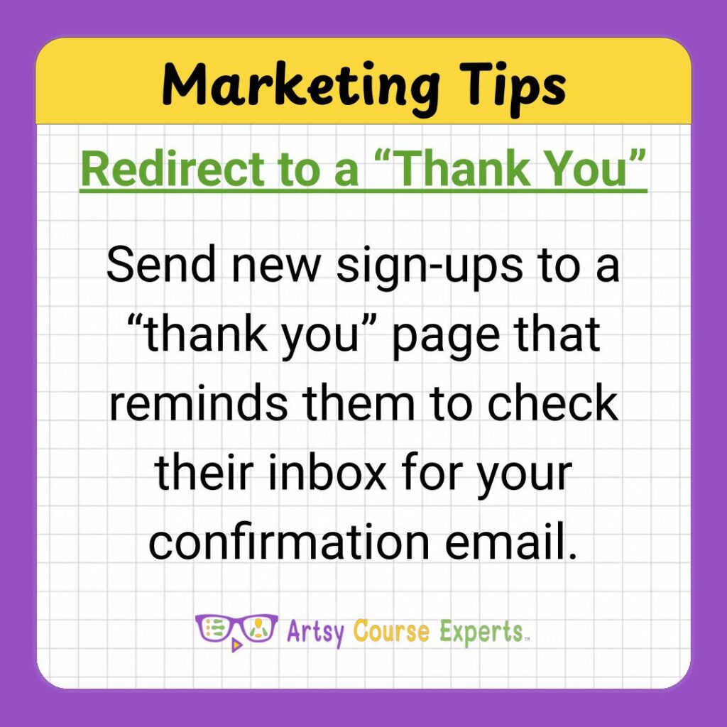 You are currently viewing Redirect to a “Thank You”